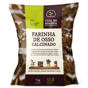 Farinha de Osso 1 Kg - Casa da Minhoca