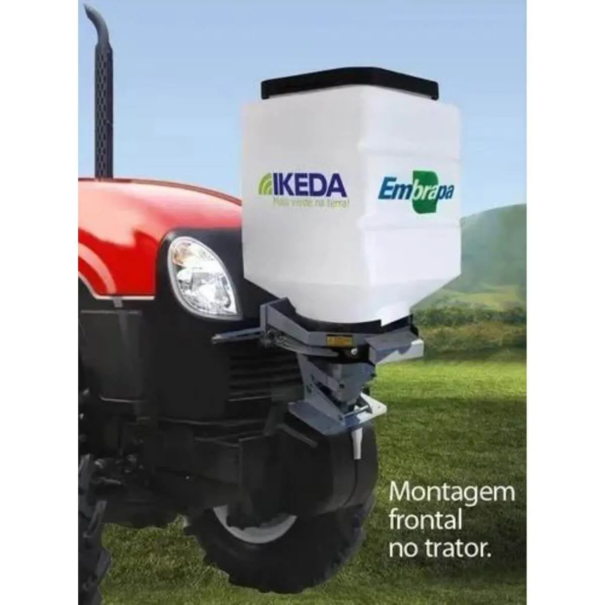 Semeadora Adubadora p/ Trator Ms 100 c/ Controle Remoto - Ikeda